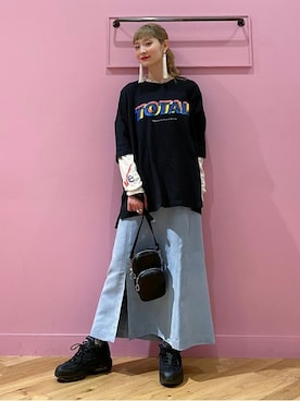 Ray BEAMSさん（レディース・164cm）の冬コーディネート