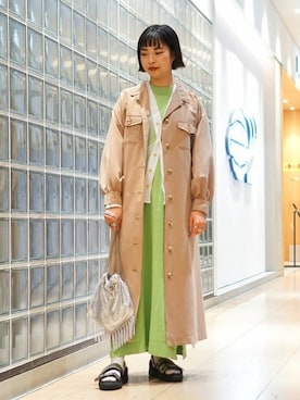 Ray BEAMSさん(レディース・156cm)の冬コーディネート