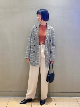 Ray BEAMSさん（レディース・156cm）の冬コーディネート