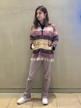 「SUNNY SPORTS」｜Ray BEAMSさん（レディース・163cm）の冬コーディネート