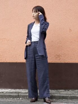 「RBS」｜「アイテム（その他アウター）」を使った、Ray BEAMSさん（レディース・158cm）の冬コーディネート