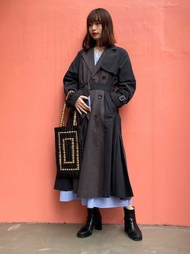 Ray BEAMSさん（レディース・163cm）の冬コーディネート