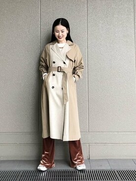 Ray BEAMSさん（レディース・168cm）の冬コーディネート