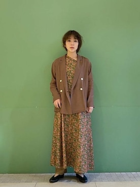 Ray BEAMSさん（レディース・161cm）の春コーディネート