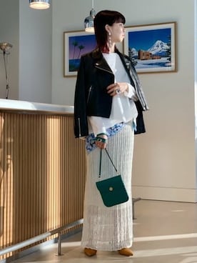 「Ray BEAMS（レイビームス）のアイテム（財布/小物）」を使った、Ray BEAMSさん（レディース・162cm）の春コーディネート