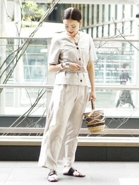 Ray BEAMSさん（レディース・168cm）の春コーディネート