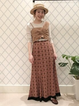 Ray BEAMSさん（レディース・153cm）の春コーディネート