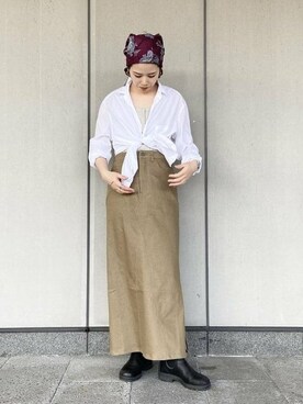 Ray BEAMSさん（レディース・153cm）の春コーディネート