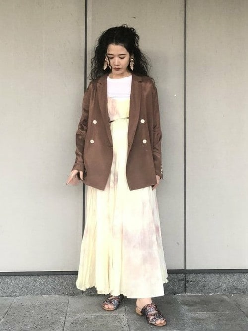 Chika Kisada × Ray BEAMS タイダイ ドレス ワンピース Ray BEAMS（レイビームス）の「Chika Kisada × Ray BEAMS / 別注