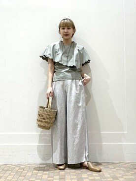 Ray BEAMSさん（レディース・159cm）の春コーディネート