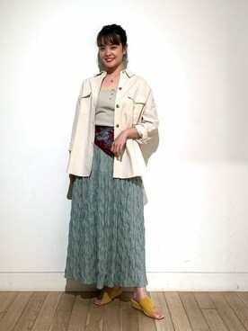 Ray BEAMSさん（レディース・162cm）の春コーディネート