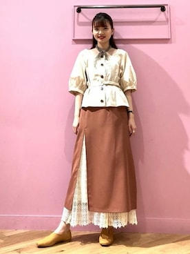 「Ray BEAMS（レイビームス）のアイテム（財布/小物）」を使った、Ray BEAMSさん（レディース・163cm）の春コーディネート
