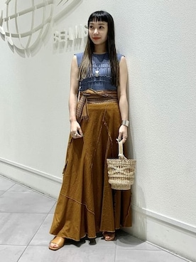 Ray BEAMSさん（レディース・157cm）の春コーディネート