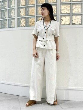 Ray BEAMSさん（レディース・157cm）の春コーディネート