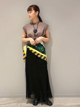 Ray BEAMSさん（レディース・158cm）の春コーディネート