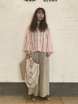 Ray BEAMSさん（レディース・162cm）の春コーディネート