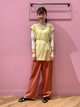 Ray BEAMSさん（レディース・163cm）の春コーディネート