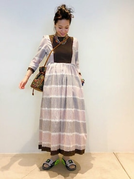 Ray BEAMSさん（レディース・165cm）の春コーディネート