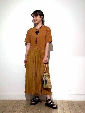 Ray BEAMSさん（レディース・162cm）の春コーディネート