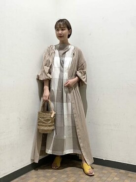 Ray BEAMSさん（レディース・159cm）の春コーディネート