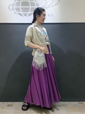 Ray BEAMSさん（レディース・160cm）の夏コーディネート