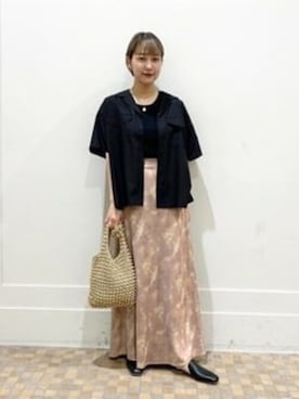 Ray BEAMSさん（レディース・159cm）の夏コーディネート