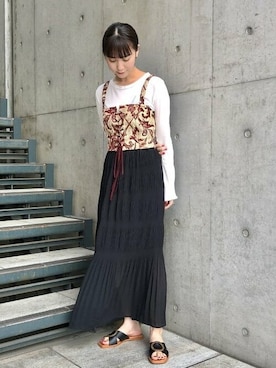 Ray BEAMSさん（レディース・158cm）の夏コーディネート