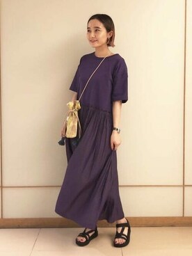 Ray BEAMSさん（レディース・162cm）の夏コーディネート