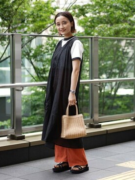 Ray BEAMSさん（レディース・162cm）の夏コーディネート