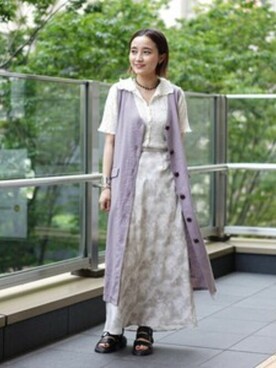 Ray BEAMSさん（レディース・162cm）の夏コーディネート