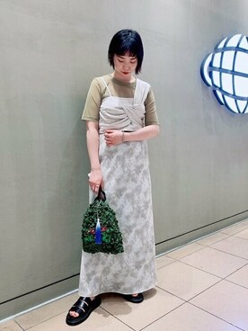 Ray BEAMSさん(レディース・156cm)の夏コーディネート