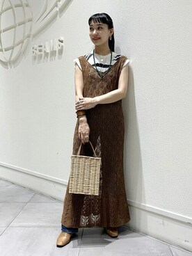 Ray BEAMSさん（レディース・157cm）の夏コーディネート