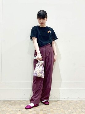 Ray BEAMSさん（レディース・161cm）の夏コーディネート