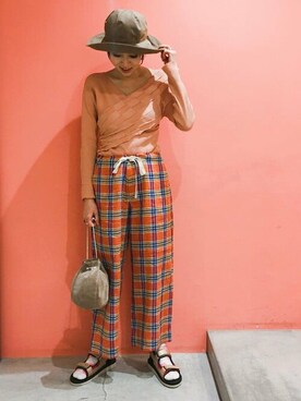 Ray BEAMSさん（レディース・165cm）の夏コーディネート