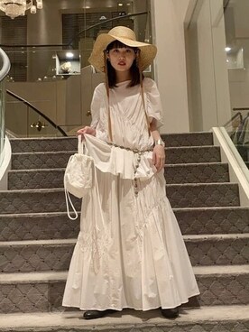 Ray BEAMSさん（レディース・154cm）の夏コーディネート