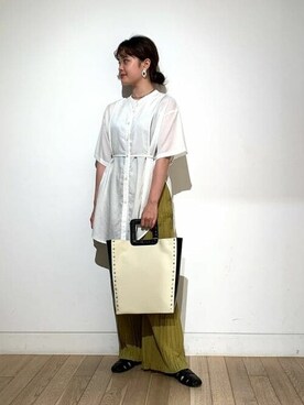 Ray BEAMSさん（レディース・162cm）の夏コーディネート