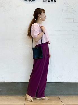 Ray BEAMSさん（レディース・162cm）の夏コーディネート