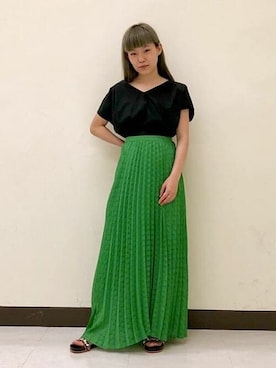 Ray BEAMSさん(レディース・156cm)の夏コーディネート