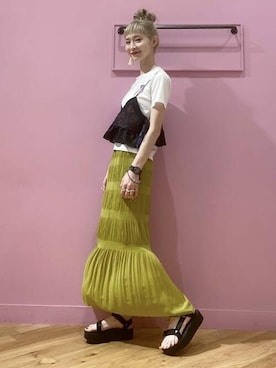 Ray BEAMSさん（レディース・164cm）の夏コーディネート