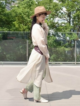 Ray BEAMSさん（レディース・166cm）の夏コーディネート