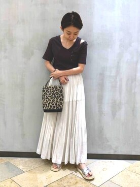 Ray BEAMSさん（レディース・155cm）の夏コーディネート