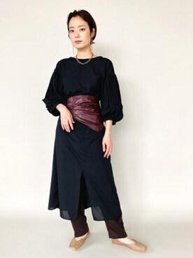 「Ray BEAMS（レイビームス）のRay BEAMS / タックフロント テーパード パンツ（その他パンツ）」を使った、Ray BEAMSさん（レディース・160cm）の夏コーディネート