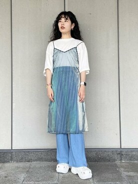 Ray BEAMSさん（レディース・154cm）の夏コーディネート