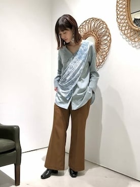 「Ray BEAMS（レイビームス）のアイテム（財布/小物）」を使った、Ray BEAMSさん（レディース・158cm）の夏コーディネート