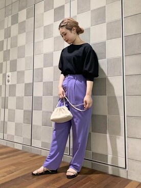 Ray BEAMSさん（レディース・165cm）の夏コーディネート