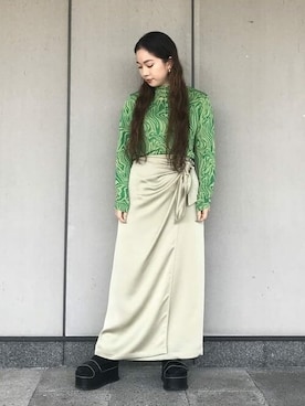 Ray BEAMSさん（レディース・160cm）の夏コーディネート