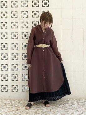 Ray BEAMSさん（レディース・158cm）の夏コーディネート