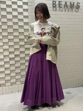 Ray BEAMSさん（レディース・160cm）の夏コーディネート