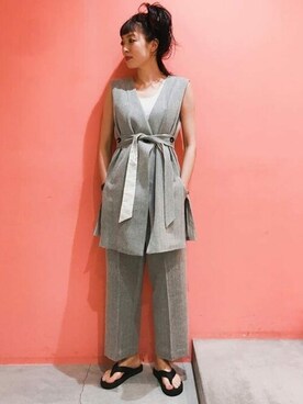 Ray BEAMSさん（レディース・165cm）の夏コーディネート