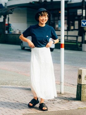 Ray BEAMSさん（レディース・167cm）の夏コーディネート